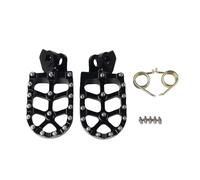 RORVECQ Motorcycle Accessories Footpegs Foot Rest Mat Footrest Foot Feg Front Pour Yamaha Pour Tenere 660 XT660Z XT660R(NOIR)