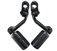 RORVECQ Péages Autoroute Moto Repose-pieds Pour Harley Pour Electra Pour Glide Pour Road Pour King Pour Street Pour Glide(NOIR,Item 1)