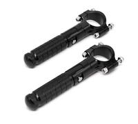 RORVECQ Pédale De Moto Universelle En Aluminium CNC Fixe Pliante À 90° Pour Passager Repose-pieds Avant Arrière(NOIR)