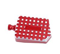 RORVECQ Pédale Frein Arrière CNC Agrandisseur Patin De Frein Pour Keeway V Pour Cruise125 Pour BENDA BD300 Pour ROCK 250 300 LFC700 BD450(ROUGE,Square)