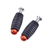 RORVECQ Pédale Pied Motociclette CNC 6mm Levier Vitesse Repose-pied Pour Yamaha YZF R1 R6 R3 R25 MT-03 MT07 MT09 MT10 FZ07 FZ09 FZ1(Orange)