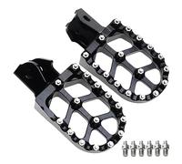 RORVECQ Pédales CNC pour moto Montage de pédales Support de rétrofit Pour Sur-Ron Pour Surron Pour Light Bee S X Pour vélo électrique tout-terrain(NOIR)