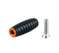 RORVECQ Pédales De Motocyclette Levier De Frein Et Vitesse Pattes D'Appui Repose-Pieds Pour Racing Rearset Accessoires Motos(Orange)