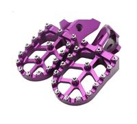 RORVECQ Pédales Moto Aluminium CNC Supports Repose Pieds Pédales Pour Sur Ron Pour Surron Pour Ultra Bee UB Vélo Électrique De Motocross(Violet)
