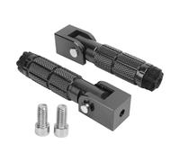 RORVECQ Pédales Moto Aluminium CNC Universel Repose-pieds Rabattables Arrière M8 Pour ATV UTV Go Kart(NOIR)