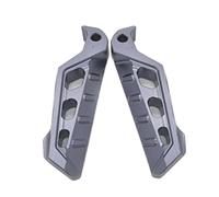 RORVECQ Pédales Universelles CNC En Alliage D'aluminium Pour Yamaha Pour Nmax Pour Xmax Pour Tmax R1 R3 MTO3 NVX155 Pour Aerox Repose-pieds Scooter(GRIS)