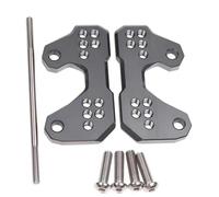 RORVECQ Pieds De Béquille Arrière Réglables Pour YAMAHA YZF R3 R25 MT25 MT 25 03 MT03 Supports De Montage De Cale-pied Pièces Moto Accessoires Moto(Gray)