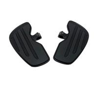 RORVECQ Plancher Pied Large Conducteur Passager Repose-pieds Avant Arrière Pour Indian Pour Scout Pour Sixty Pour Rogue Pour Twenty Pour Bobber(NOIR,For Driver)