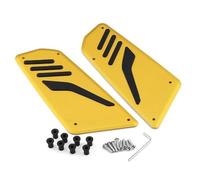 RORVECQ Plaque-pied Moto Marchepied Repose-pied Coussinet Pédale Repose-pieds Coussinets Pour Yamaha Pour T-MAX 560 T-MAX560 2019 2020 2021(Golden,Devant)