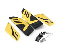 RORVECQ Plaque-pied Moto Marchepied Repose-pied Coussinet Pédale Repose-pieds Coussinets Pour Yamaha Pour T-MAX 560 T-MAX560 2019 2020 2021(Golden,Avant Arrière)