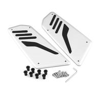 RORVECQ Plaque-pied Moto Marchepied Repose-pied Coussinet Pédale Repose-pieds Coussinets Pour Yamaha Pour T-MAX 560 T-MAX560 2019 2020 2021(Argent,Devant)