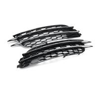RORVECQ Pour A6 C7 Sedan Sans ACC 2012 2013 2014 2015 Grille De Phare Antibrouillard Avant Chromée/noire Style RS6 Pour Voiture(Chrome Silver)
