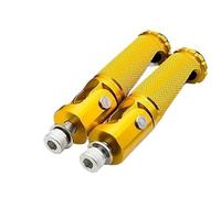 RORVECQ Pour B&MW S1000RR Repose-pieds rabattables pour moto Pédales repose-pieds Aluminium CNC Universel Pédales arrière Ensemble arrière(Or)