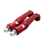 RORVECQ Pour B&MW S1000RR Repose-pieds rabattables pour moto Pédales repose-pieds Aluminium CNC Universel Pédales arrière Ensemble arrière(ROUGE)