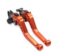 RORVECQ Pour Benelli TNT125 TNT135 2016-2017 Leviers De Frein Et D'embrayage Courts - Accessoires Moto(Orange)
