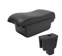RORVECQ Pour BR-V Boîte D'Accoudoir Central Contenu De Stockage Boîte De Rangement Bras Pièces Auto Interface USB(A3 Black white NO USB)