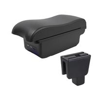 RORVECQ Pour BR-V Boîte D'Accoudoir Central Contenu De Stockage Boîte De Rangement Bras Pièces Auto Interface USB(B2 ligne noire 3USB)