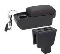 RORVECQ Pour BR-V Boîte D'accoudoir Pour BRV Accoudoir Voiture Retrofit Intérieur Boîte De Rangement Centrale Porte-gobelet Accessoires Auto(A1 Charge rapide)
