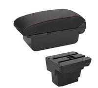 RORVECQ Pour C&hevrolet Pour CRUZE 2009 2010 2011 2012 2013 2014 2015 Boîte D'accoudoir Bras Boîte De Rangement Console Centrale(C1 Noir rouge PAS d'USB)