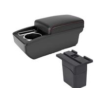 RORVECQ Pour C&hevrolet Pour Cruze Boîte D'accoudoir Bras 2009 2010 2011 2013 2014 2015 Boîte De Rangement Console Centrale Intérieur(A1 Noir rouge SANS USB)