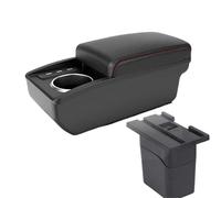 RORVECQ Pour C&hevrolet Pour Cruze Boîte D'accoudoir Bras 2009 2010 2011 2013 2014 2015 Boîte De Rangement Console Centrale Intérieur(B1 Noir rouge 3USB)