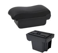 RORVECQ Pour C&hevrolet Pour NIVA Kit De Rétrofitage D'accoudoir Boîte D'accoudoir Auto Boîte De Rangement Accessoires Intérieurs Auto USB De Charge(C2 Ligne noire PAS d'USB)