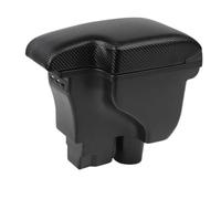 RORVECQ Pour C&hevrolet Pour Sail 3 Boîtier D'accoudoir Pour Sail 3 Pour Aveo Boîtier D'accoudoir Voiture Retrofit Boîte De Rangement(C2 Carbon texture 3usb)
