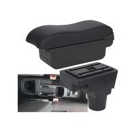 RORVECQ Pour C&hevrolet Pour Sonic Pour Aveo Accoudoir Auto Pièces De Retrofit Boîte De Rangement Intérieur Pièces Auto(B2 ligne noire 3USB)