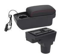 RORVECQ Pour C&hevrolet Pour Sonic Pour Aveo Lova T250 T300 Boîte De Rangement D'accoudoir Auto Accessoires Intérieurs Voiture(A1 Charge rapide)