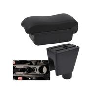 RORVECQ Pour C&hevrolet Pour Spark Boîte D'accoudoir Pour Spark 3 III Pour Aveo Accoudoir Auto Pièces Intérieures Boîte De Rangement Centrale Avec USB(Ligne noire A2 Pas d'USB)