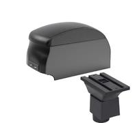 RORVECQ Pour Chery A1 A3 2007 2008 2009 2010 2011 Accoudoir Voiture Boîte De Rangement Centrale Avec Interface USB(B2 Black double)