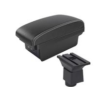 RORVECQ Pour Chery A1 A3 2007-2011 Boîte De Repose-bras Voiture Rangement Central Avec USB Détails Modification Intérieure Voiture(B3 Noir blanc 3USB)