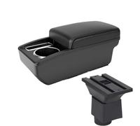 RORVECQ Pour Chery A1 A3 2007-2011 Boîtier D'accoudoir Auto Boîte De Rangement Centrale Avec USB Détails Modification Intérieur Voiture(Ligne noire A2 Pas d'USB)