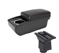 RORVECQ Pour Chery A1 A3 2007-2011 Boîtier D'accoudoir Auto Boîte De Rangement Centrale Avec USB Détails Modification Intérieur Voiture(A1 Noir rouge SANS USB)