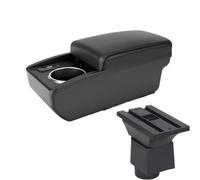 RORVECQ Pour Chery A1 A3 2007-2011 Boîtier D'accoudoir Auto Boîte De Rangement Centrale Avec USB Détails Modification Intérieur Voiture(B2 Ligne noire 6USB)