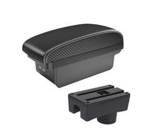 RORVECQ Pour Chery A13 Pour Very Celer Pour Fulwin 2 Boîte D'accoudoir 2008-2012 Console Centrale Boîte De Rangement Avec Interface USB(B3 Noir blanc 3USB)