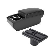 RORVECQ Pour Chery Pour Cielo A3 M11 Boîtier D'accoudoir Console Centrale Boîte De Rangement Avec Interface USB Accoudoirs(Ligne noire A2 Pas d'USB)