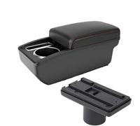 RORVECQ Pour Chery Pour Cielo A3 M11 Boîtier D'accoudoir Console Centrale Boîte De Rangement Avec Interface USB Accoudoirs(A1 Noir rouge SANS USB)