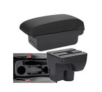 RORVECQ Pour Chevrolet Pour Aveo 3 Accoudoir Auto Pour Chevrolet Pour Sail 3 Boîte D'accoudoir Central Pièces De Rétrofit Boîte De Rangement(B2 ligne noire 3USB)