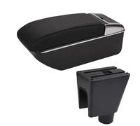 RORVECQ Pour Chevrolet Pour Spark 3 Boîte D'accoudoir Pour Spark III Pour Aveo T200 Boîte De Rangement Console Décoration Accessoires Auto(D2 Ligne noire Pas d'USB)