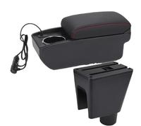 RORVECQ Pour Chevrolet Pour Spark Boîte D'accoudoir Pour Chevrolet Pour Spark 3 III Pour Aveo T200 Boîte De Rangement Auto Porte-gobelet(A1 Charge rapide)