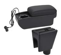 RORVECQ Pour Chevrolet Pour Spark Boîte D'accoudoir Pour Chevrolet Pour Spark 3 III Pour Aveo T200 Boîte De Rangement Auto Porte-gobelet(Charge rapide A2)