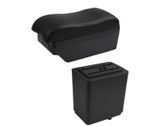 RORVECQ Pour Citroën Pour Berlingo Boîte D'accoudoir Boîte De Rangement Central Retrofit Détails Intérieurs(C black line 7USB)
