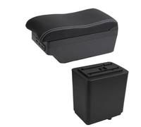 RORVECQ Pour Citroën Pour Berlingo Boîte D'accoudoir Boîte De Rangement Central Retrofit Détails Intérieurs(C white line 7USB)