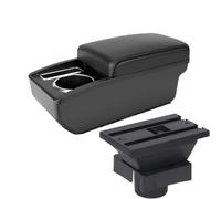 RORVECQ Pour Citroën Pour Sega Boîte Accoudoir Voiture Modification Intérieure Grand Espace Rangement Avec USB(Ligne noire A2 Pas d'USB)