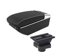 RORVECQ Pour Citroen Pour Sega Boîte D'accoudoir De Voiture Modification Intérieure Grand Espace De Rangement Avec USB(A3 Noir blanc 7USB)