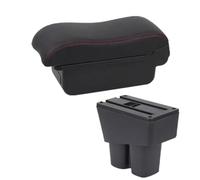 RORVECQ Pour City Boîte À Accoudoir 2008 2009 2010 2011 2012 2013 Boîtier De Rangement Central Avec USB Accessoires Auto(Une ligne rouge PAS d'USB)