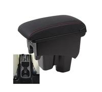 RORVECQ Pour City Boîte D'accoudoir Surélevée Double Couche Boîte De Rangement Retrofit Accessoires Auto Avec USB(Cuir véritable B1)
