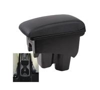 RORVECQ Pour City Boîte D'accoudoir Surélevée Double Couche Boîte De Rangement Retrofit Accessoires Auto Avec USB(A2 Cuir artificiel)