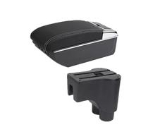 RORVECQ Pour Daihatsu Pour Terios 2 Boîtier D'accoudoir Voiture Boîte De Rangement Intérieur Dédiée Retrofit(D3 ligne blanche 7USB)